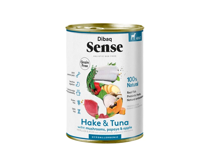thumbnail_Dibaq Sense Grain Free Dog Hake&Tuna 380g.png