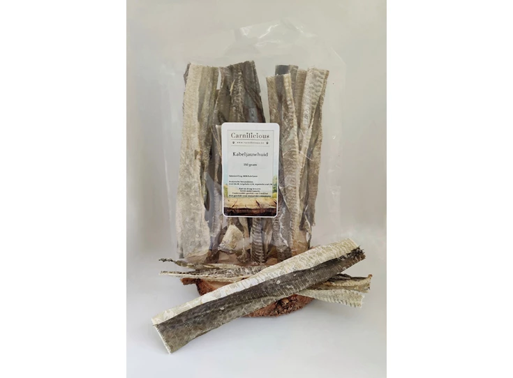 Carnilicious Kabeljauwhuid 150 gram.jpg