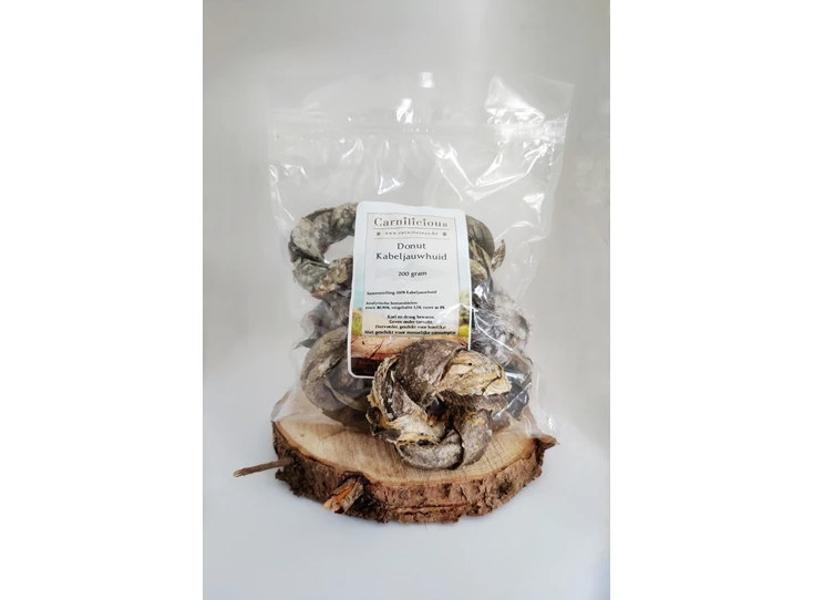 Carnilicious Kabeljauwhuid donut 200 gram.jpg