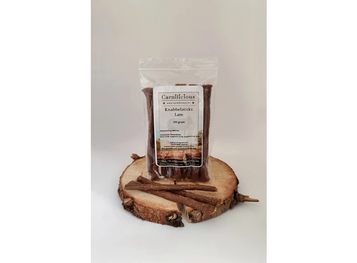 Carnilicious Knabbelsticks Lam 100 gram.jpg