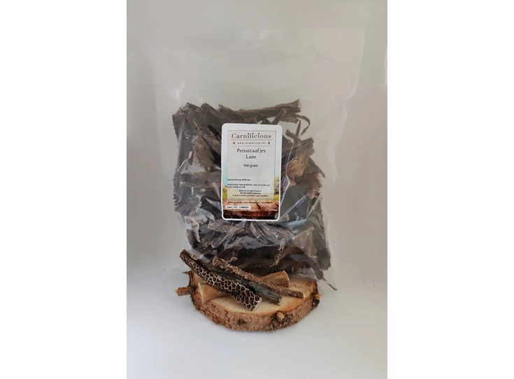 Carnilicious Pensstaafjes Lam 500 gram.jpg