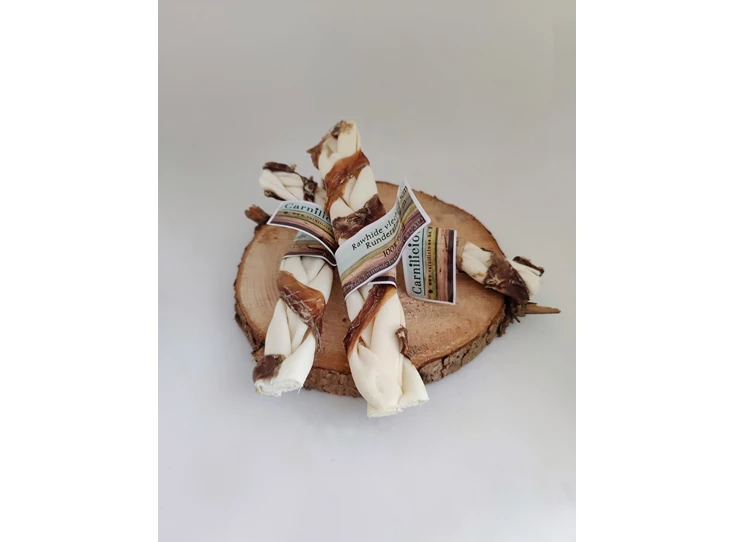 Carnilicious Rawhide Vlecht Runderslokdarm 21,5cm.jpg