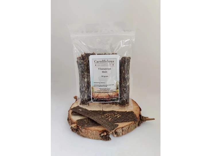 Carnilicious Vleesstrips Wild 150 gram.jpg