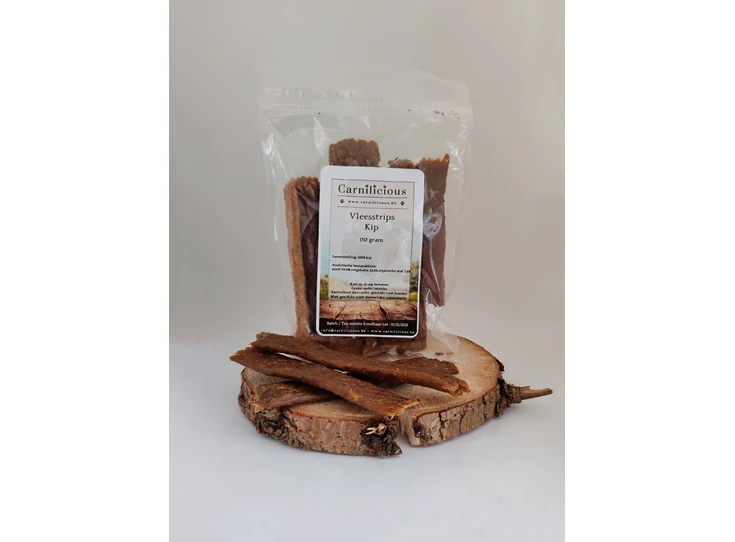 Carnilicious Vleesstrips Kip 150 gram.jpg