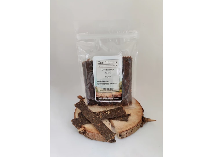 Carnilicious Vleesstrips Paard 150 gram.jpg