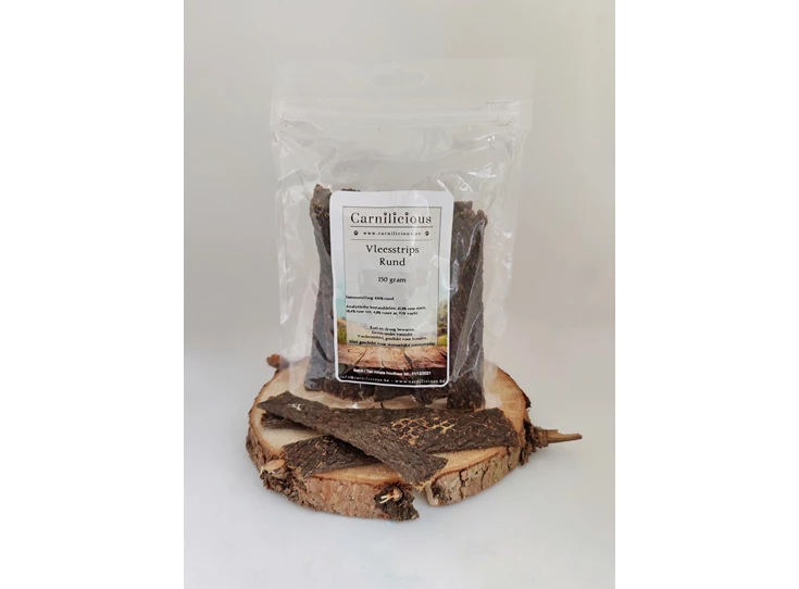 Carnilicious Vleesstrips Rund 150 gram.jpg